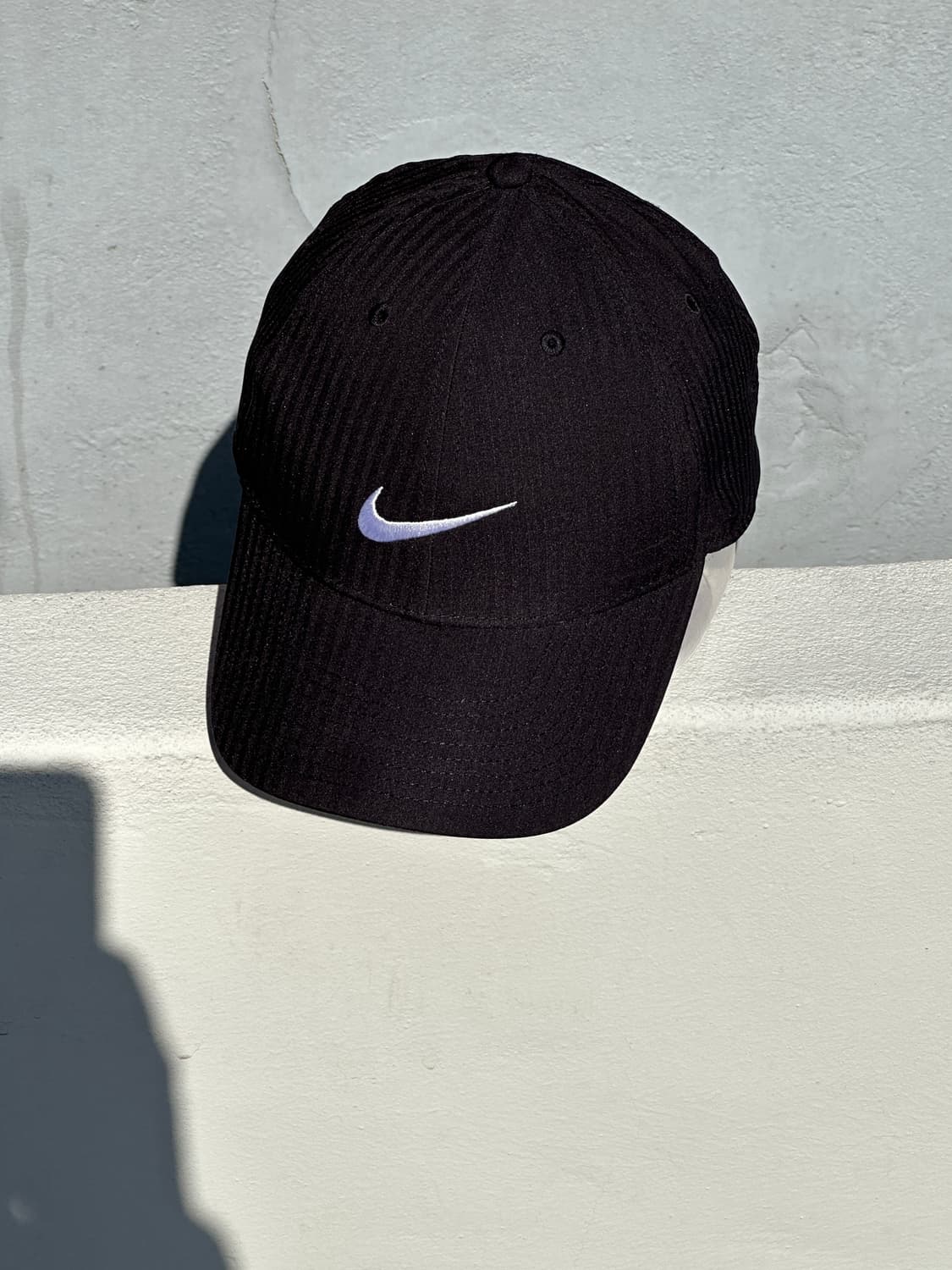 [F] 나이키 로고 우븐 블랙 볼캡 모자 상품이미지2