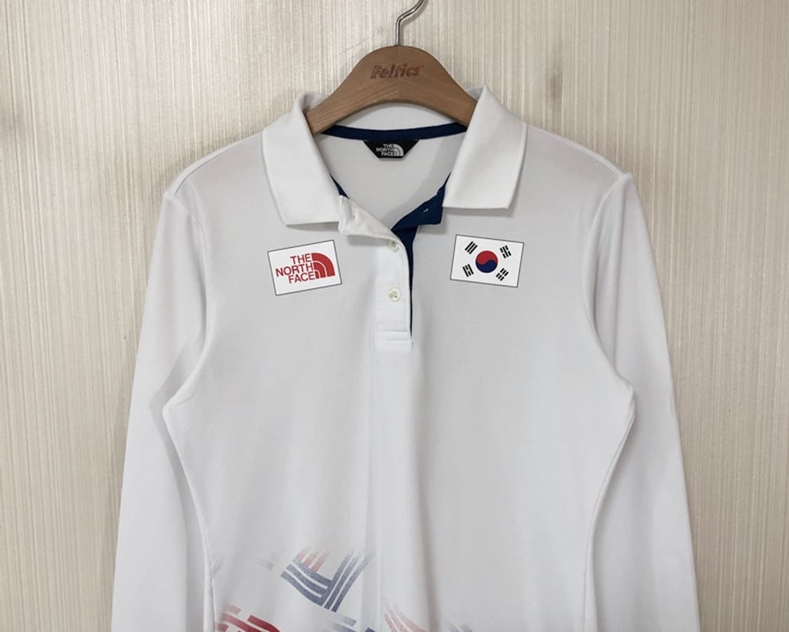 노스페이스국대 팀코리아 국가대표 폴로티셔츠 M(90)/여성 상품이미지2
