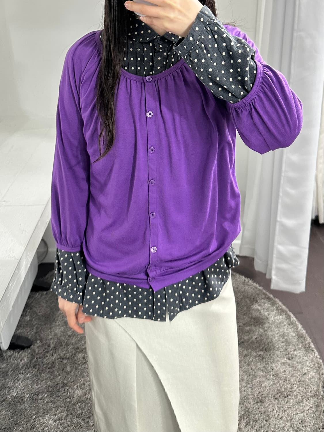 shuca dot pintuck shirt 상품이미지4