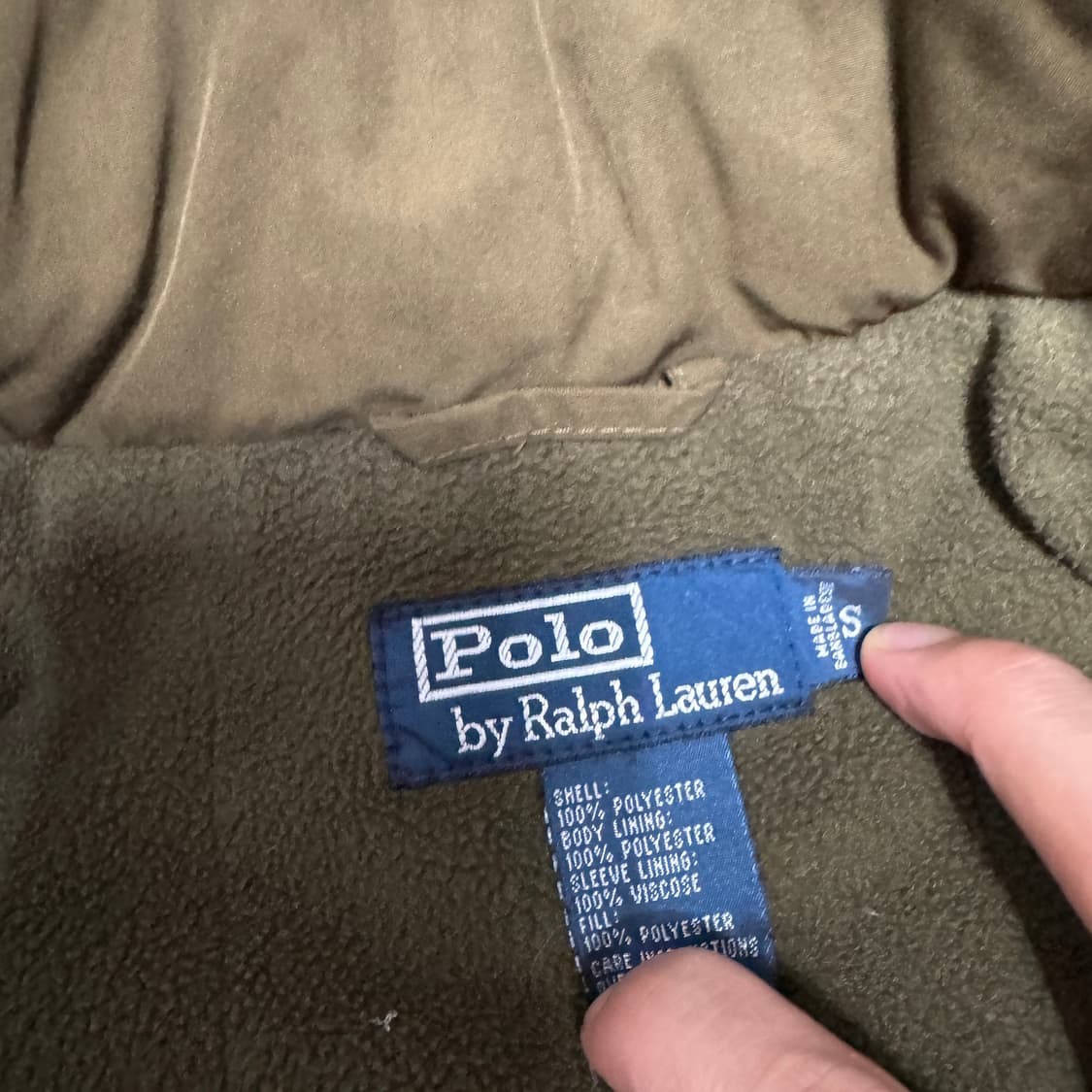 폴로랄프로렌 기모자켓 S 90사이즈 상품이미지2