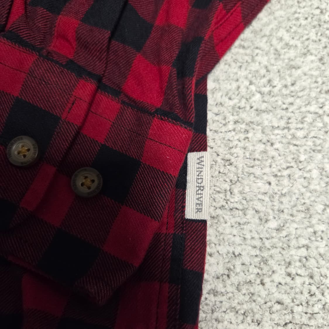 Spier&Mackay 핸드메이드 체크셔츠 L(100) 상품이미지4