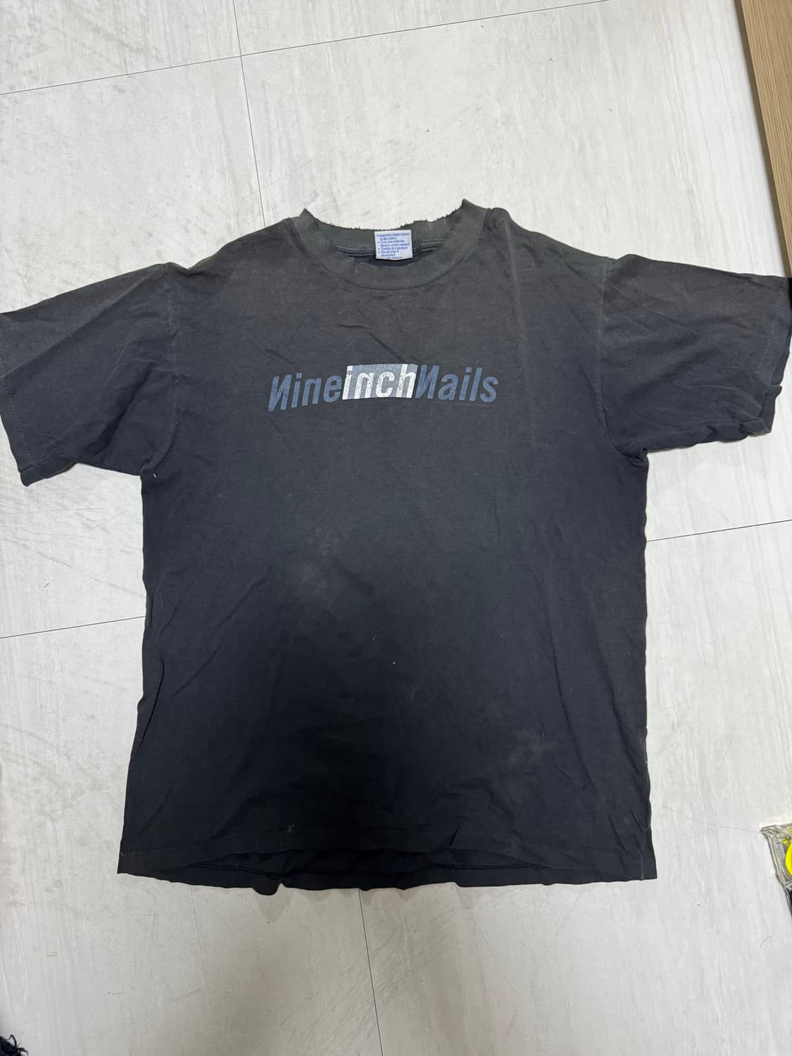 90s nine inch nails 나인인치 네일스 밴드 티셔츠 상품이미지1