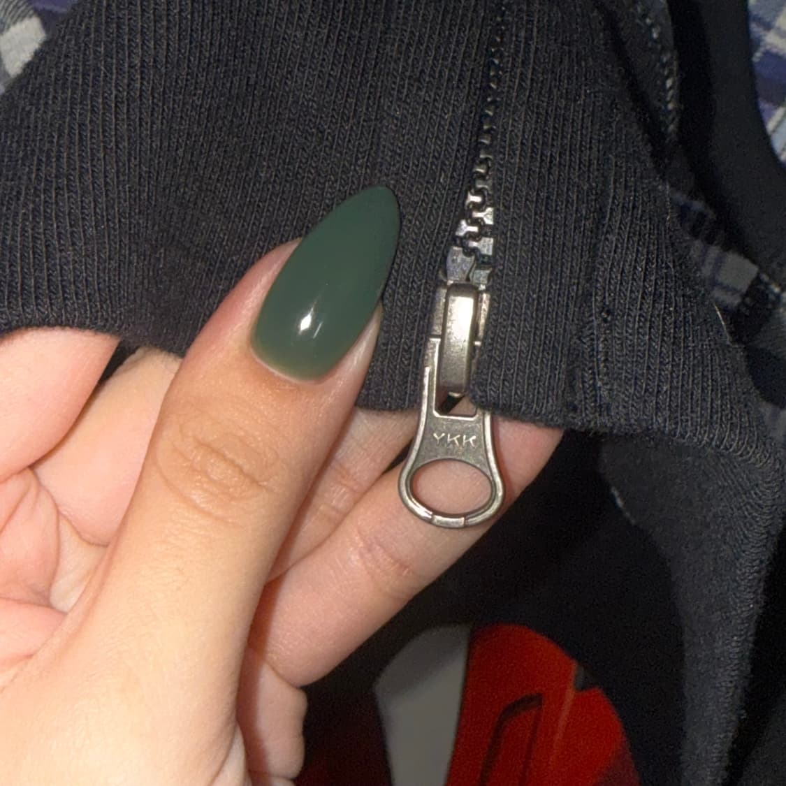 너드 체크 후드집업  상품이미지3