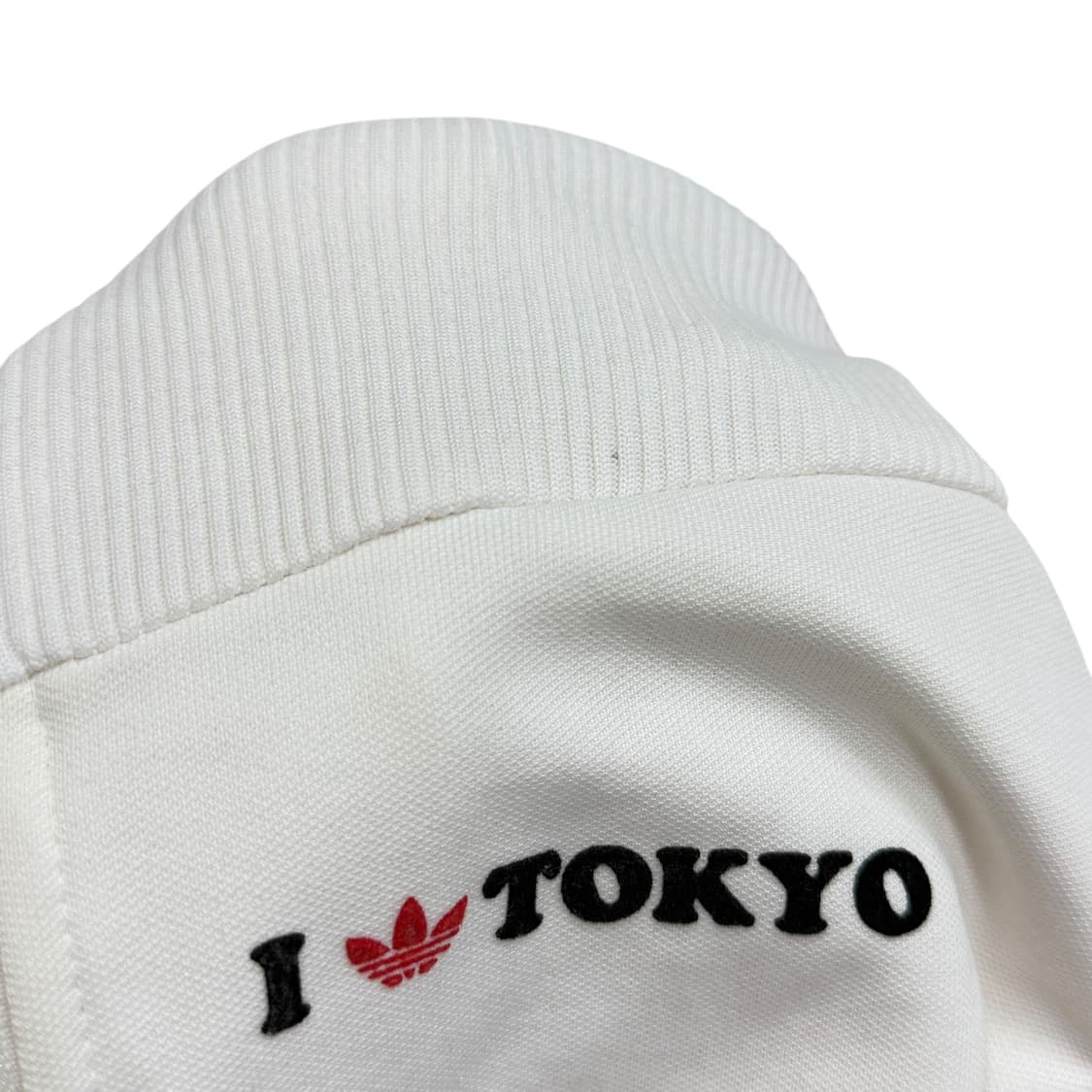 아디다스 빈티지 일본 도쿄 트랙탑 져지 자켓 화이트 레드 S 90 상품이미지6