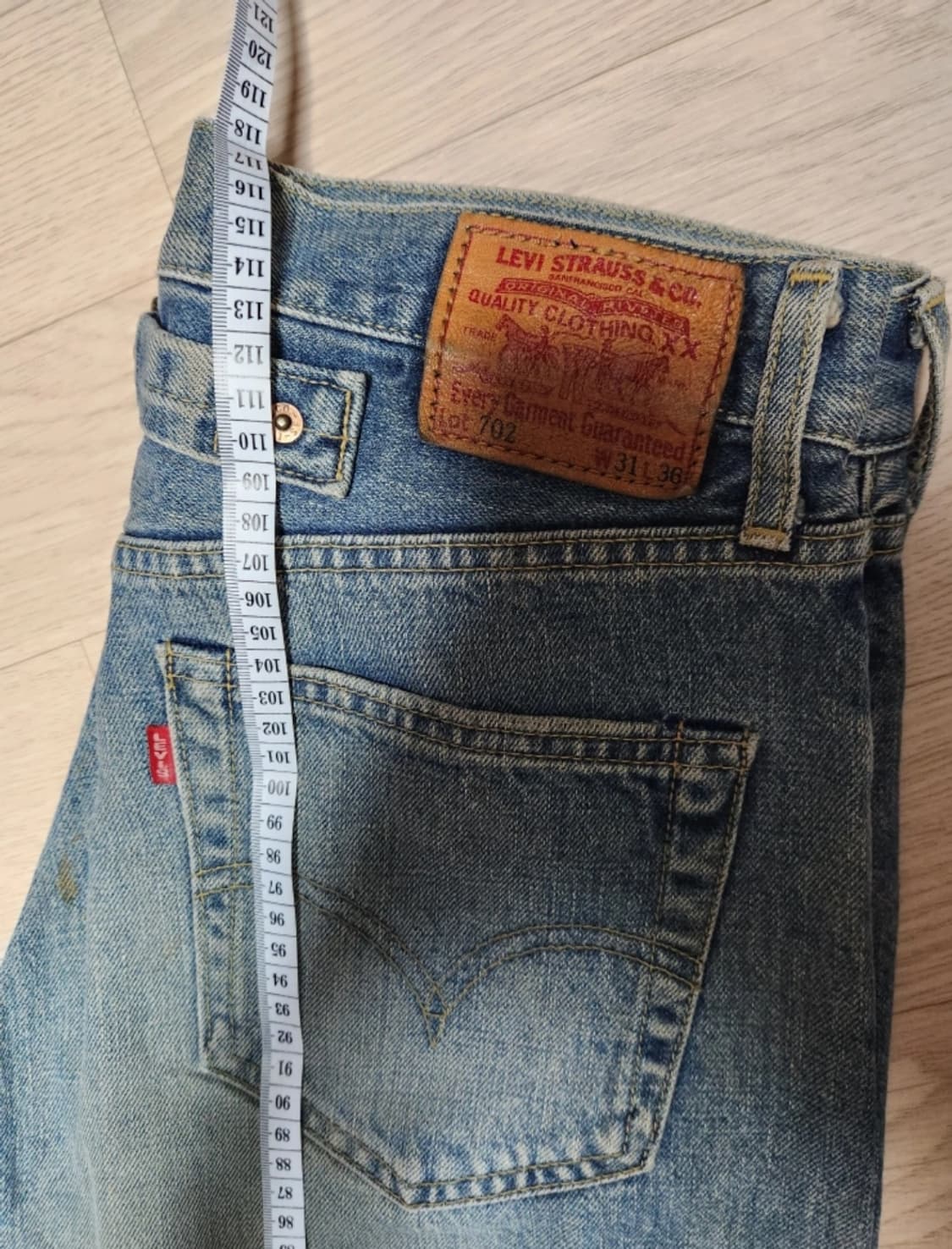 LEVIS 702 JAPAN J22 신치백 셀비지 상품이미지6