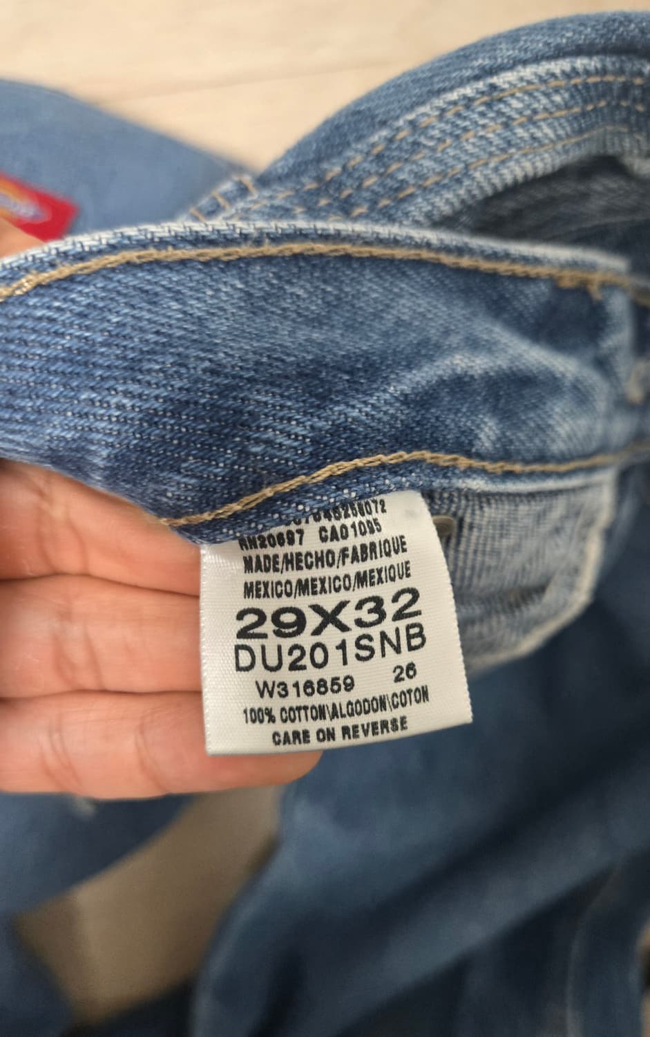 디키즈 카펜터 데님 팬츠  상품이미지3