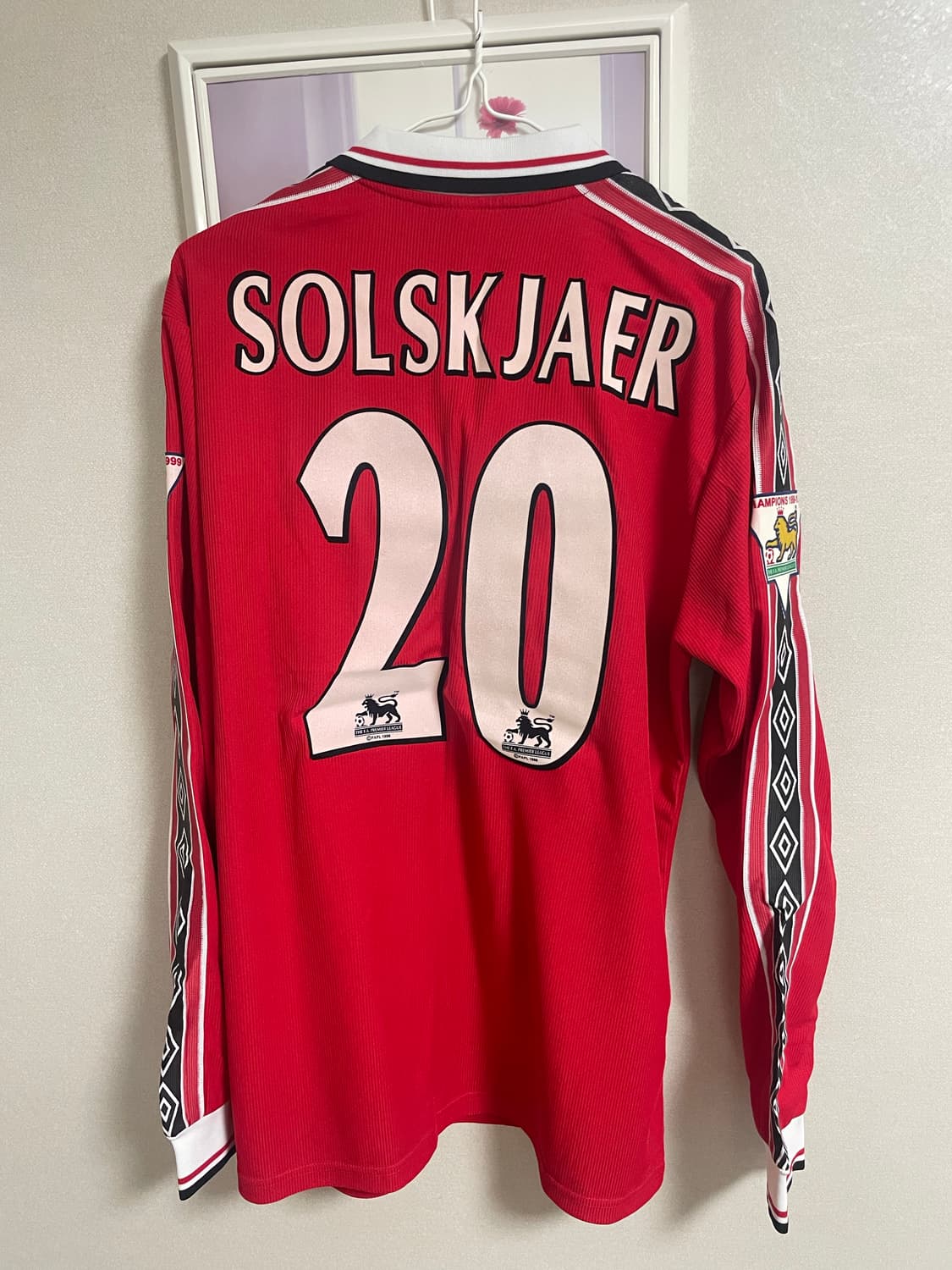 XL 98 00 맨체스터 유나이티드 맨유 트래블 홈 솔샤르 유니폼 상품이미지2