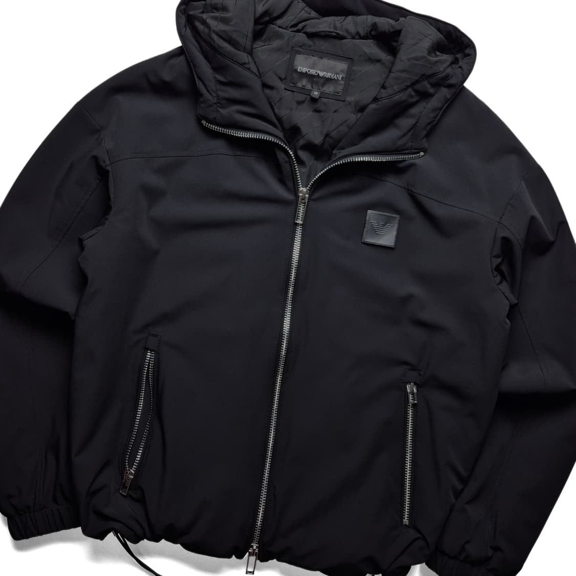 [48] 엠포리오 아르마니 로고패치 후드자켓 상품이미지2