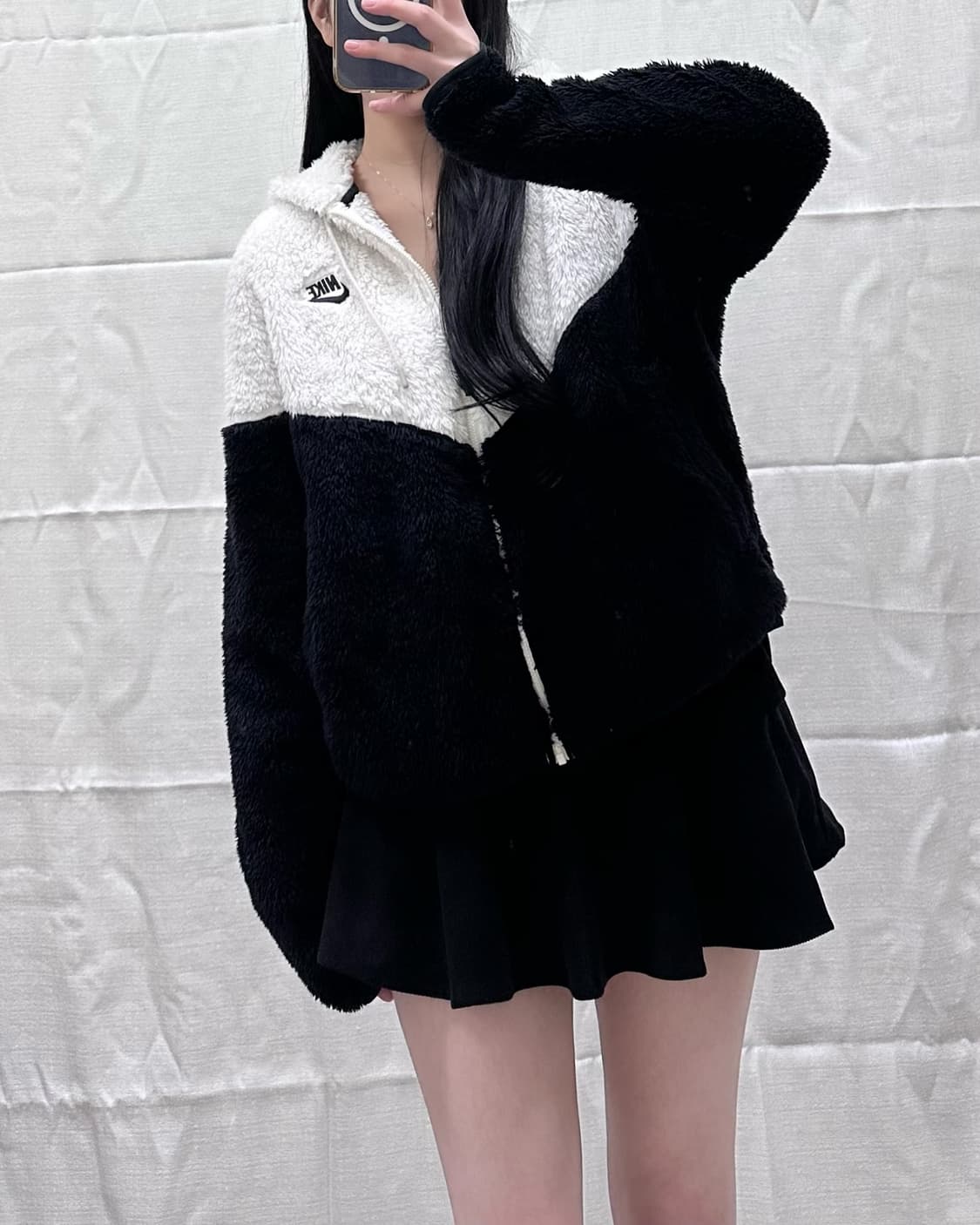 나이키 뽀글이 후드집업 상품이미지1