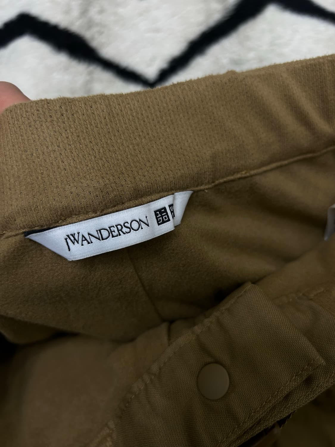 [M]유니클로xJw앤더슨 히트텍 카펜더 팬츠/옅은브라운 상품이미지3