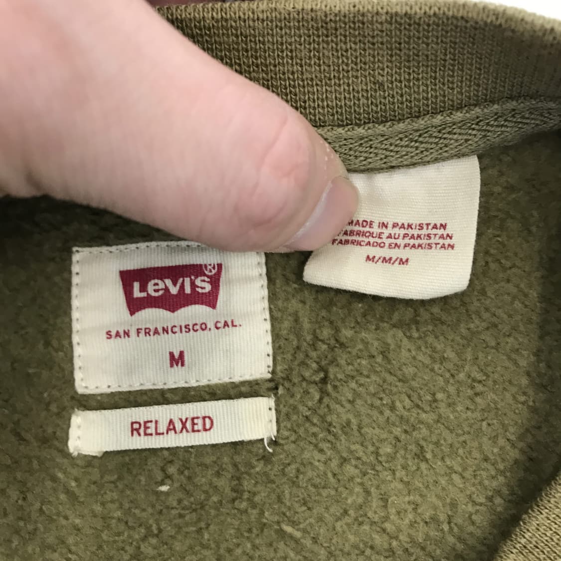리바이스 LEVIS 베이비탭 릴렉스 맨투맨 [M] 상품이미지4