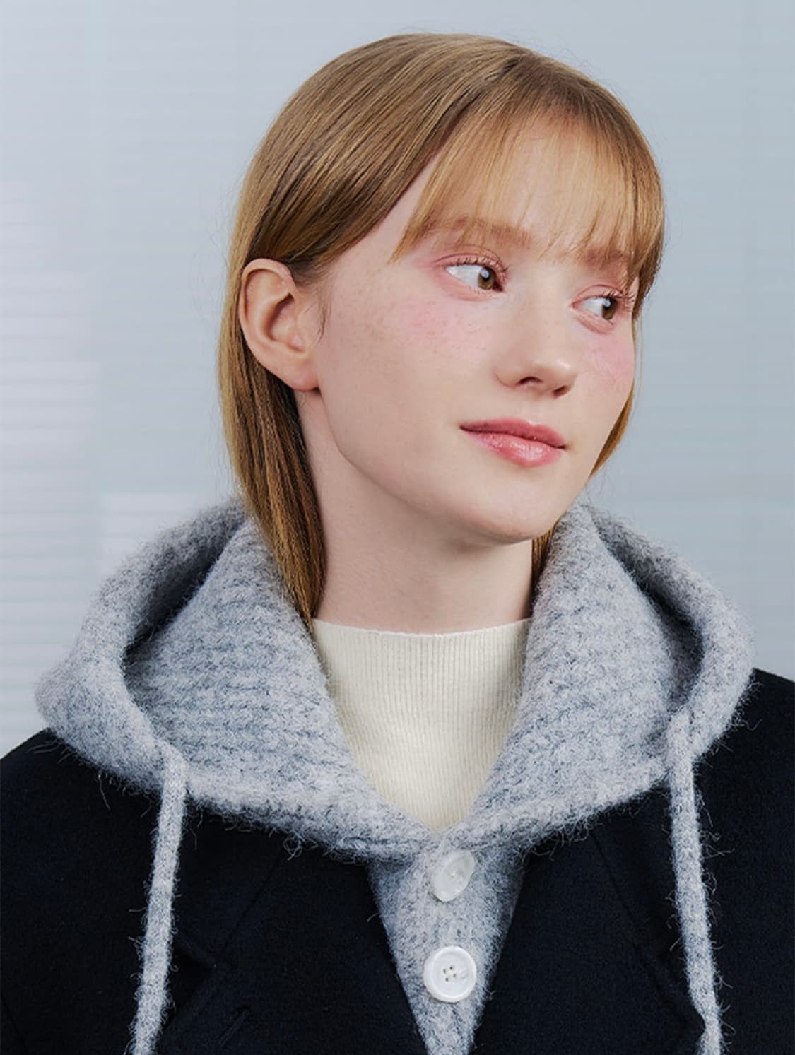 앵브룩스 디어 마이 러브 바라클라바 그레이 상품이미지6