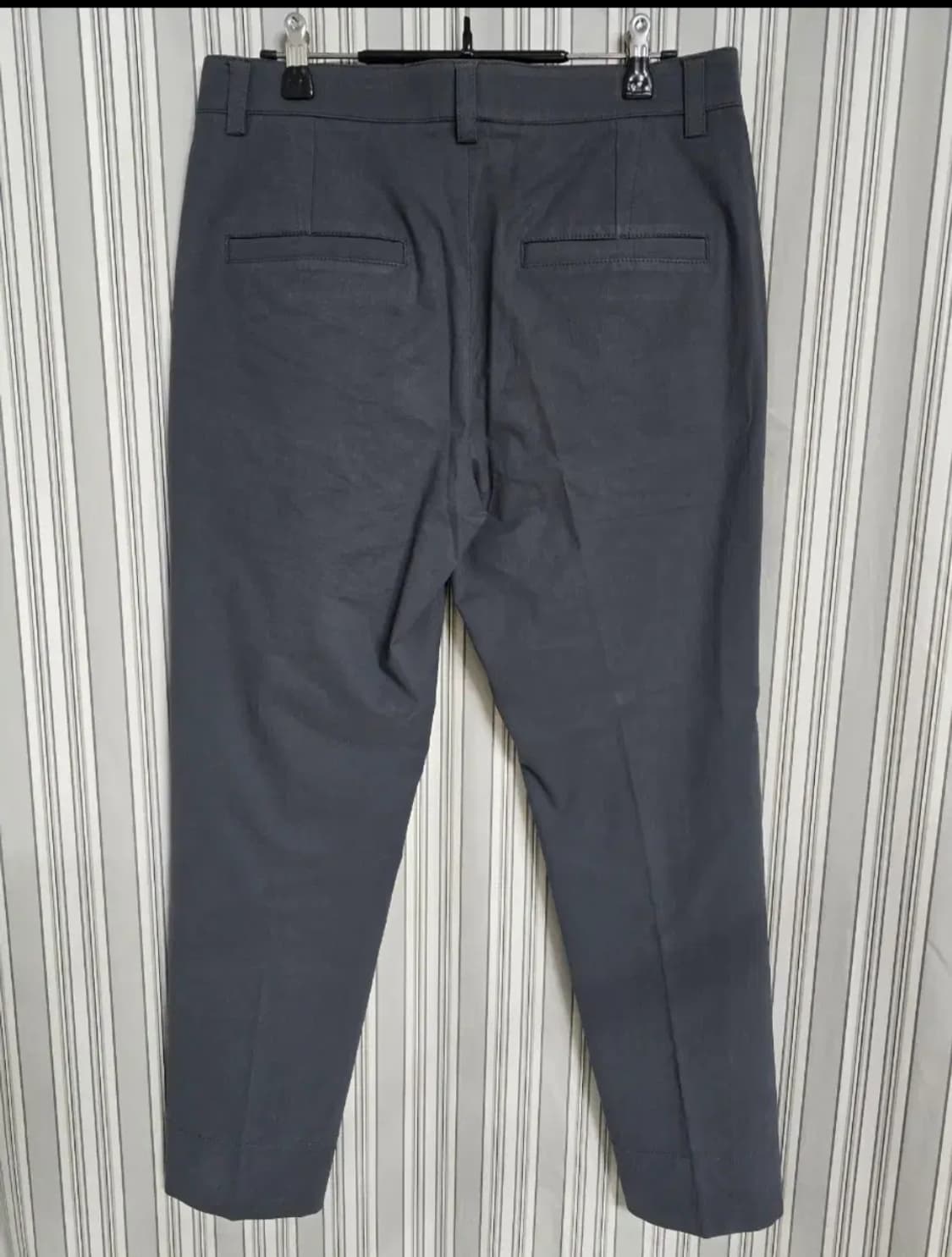 (30) [SYSTEM] 시스템 남성 지퍼 디테일 그레이 바지 상품이미지2