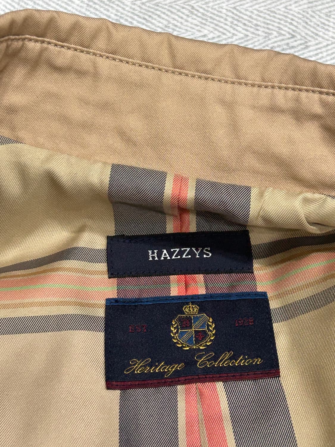 [90] 헤지스 벨티드 트렌치코트 여성 90사이즈 베이지 상품이미지7