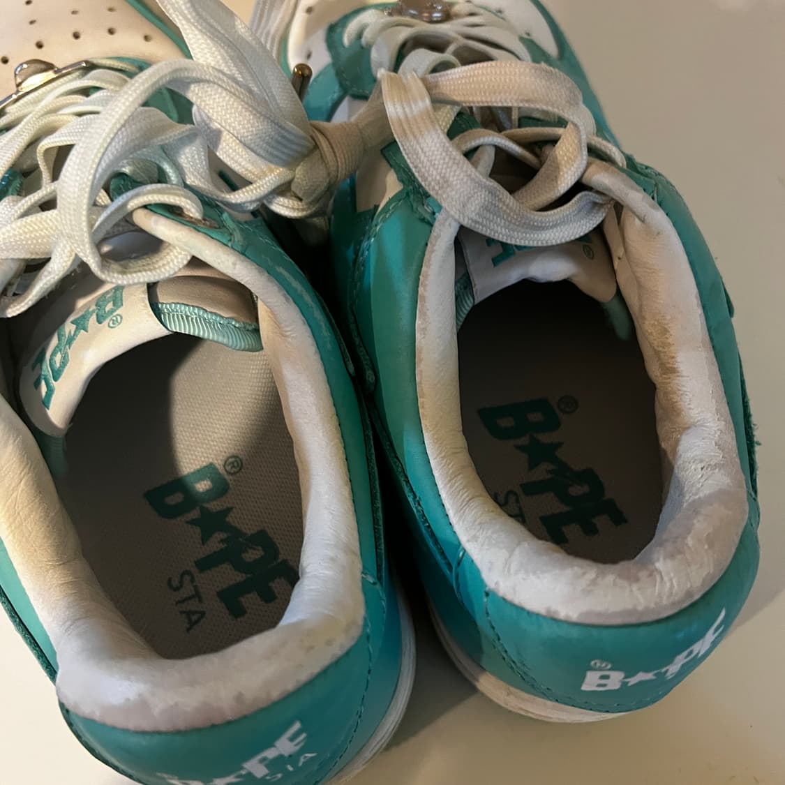 베이프 스타 로우 화이트 그린 상품이미지6