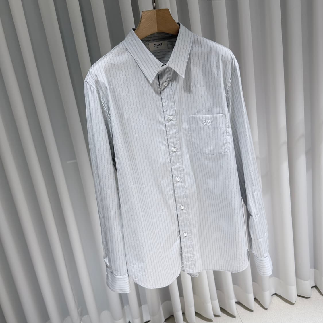 (A+/42) / 셀린느 스트라이프 코튼 셔츠 상품이미지3