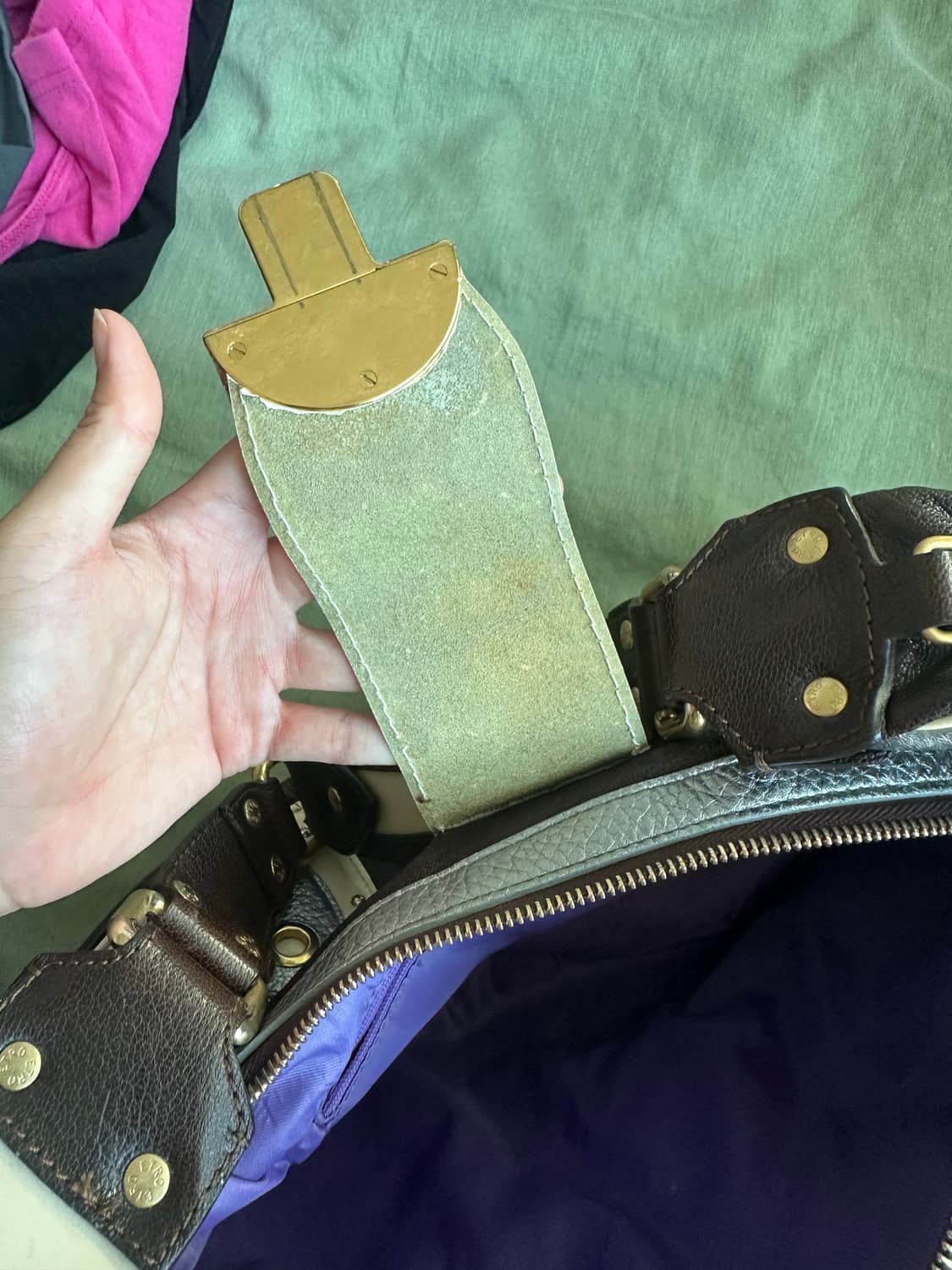 에트로 가죽가방 상품이미지4