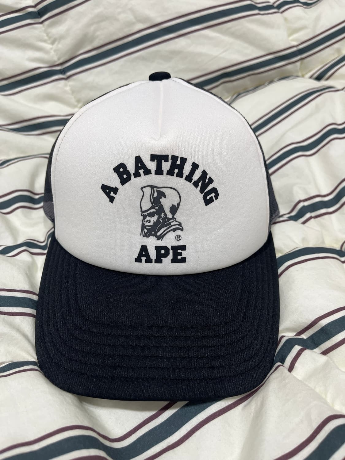 베이프 컬러 카모 메쉬 캡 상품이미지2