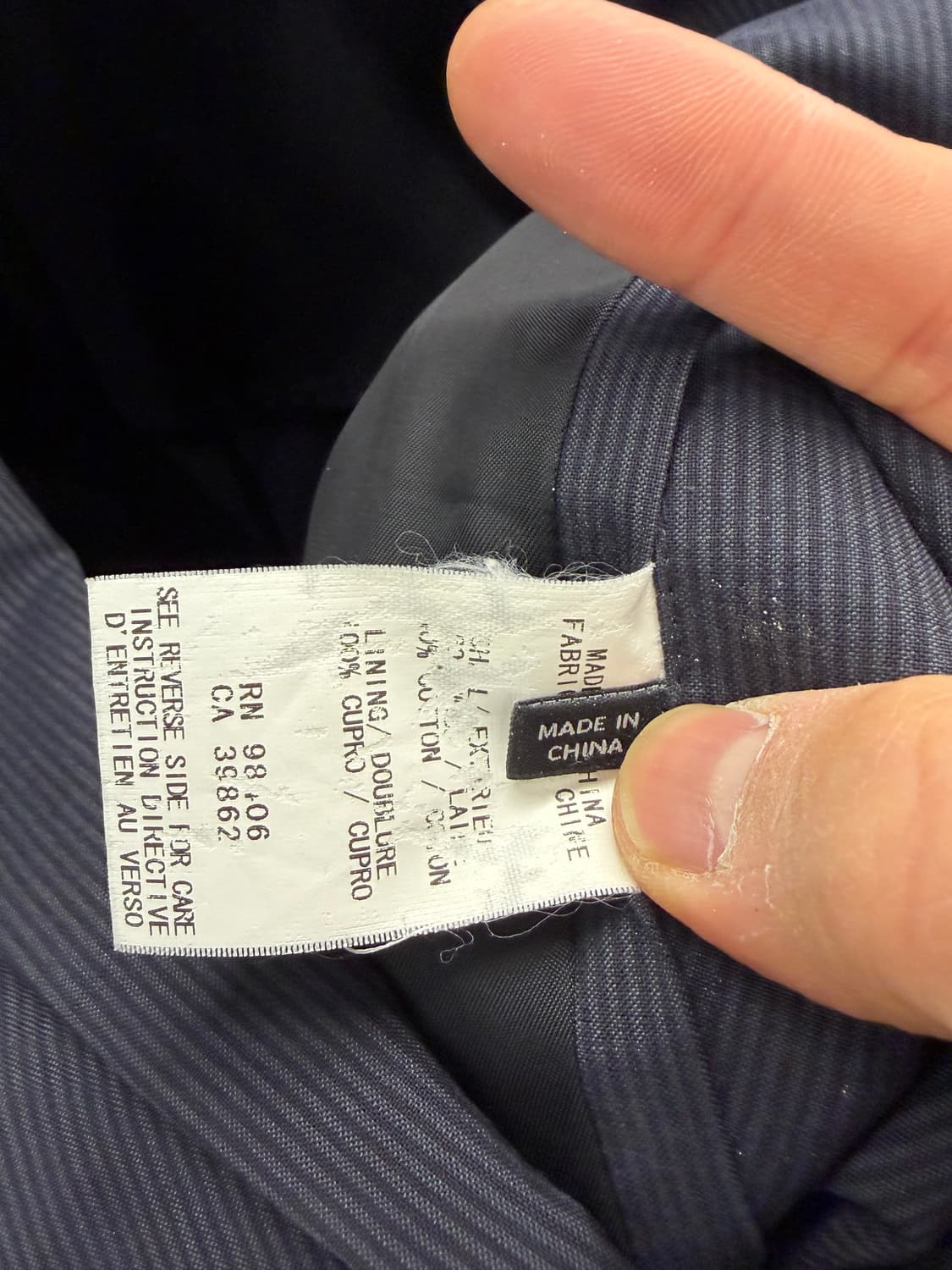 Theory 스트라이프 자켓 네이비 42 상품이미지5