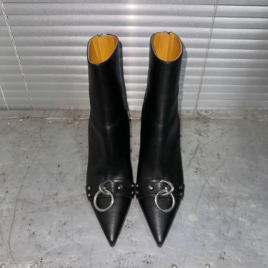 R13 가죽 사이드 힐 하네스 부츠 새상품 상품이미지2