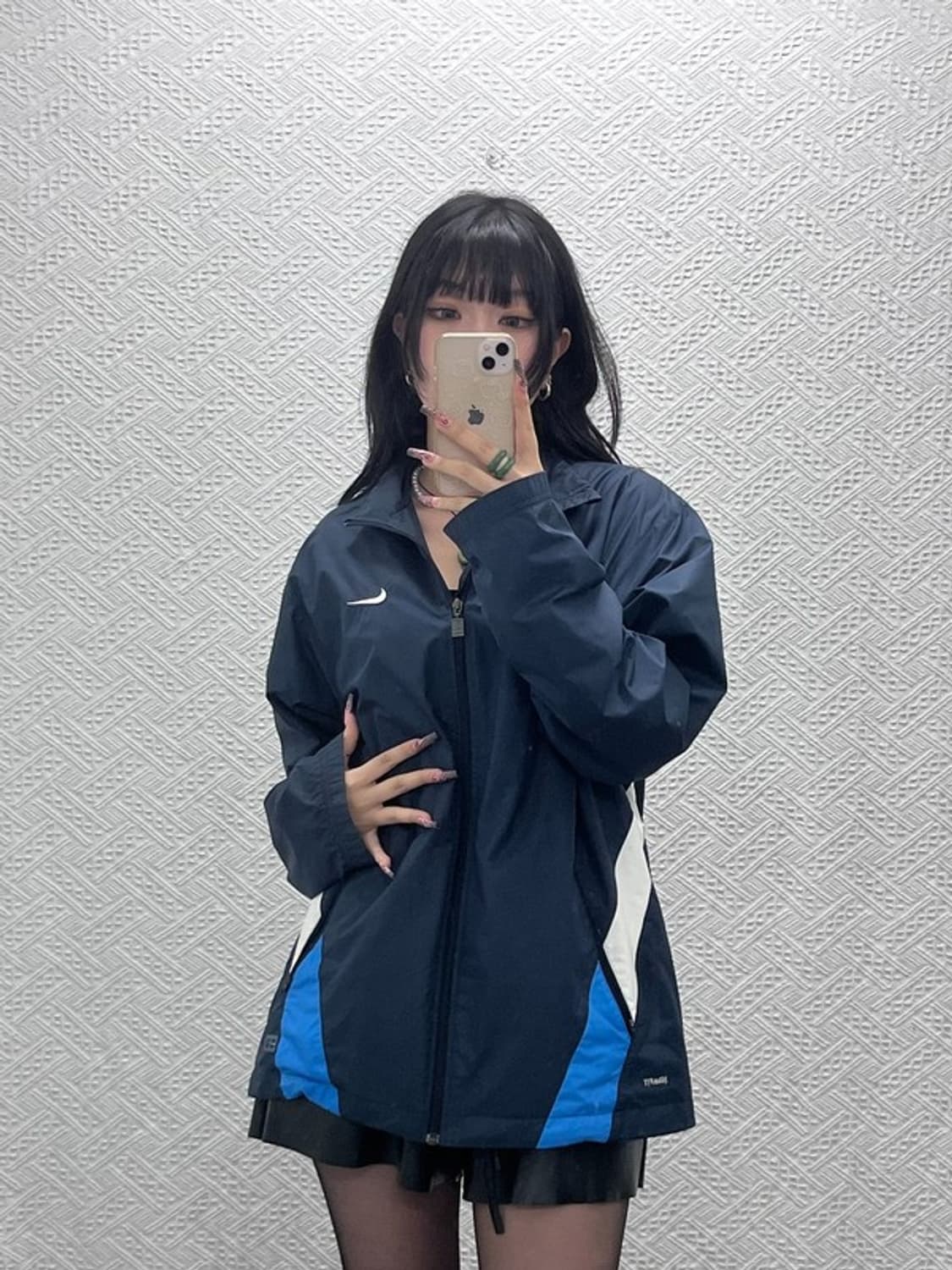 나이키 빈티지 올드스쿨 레트로 00's 바람막이 자켓 L C11559 상품이미지2