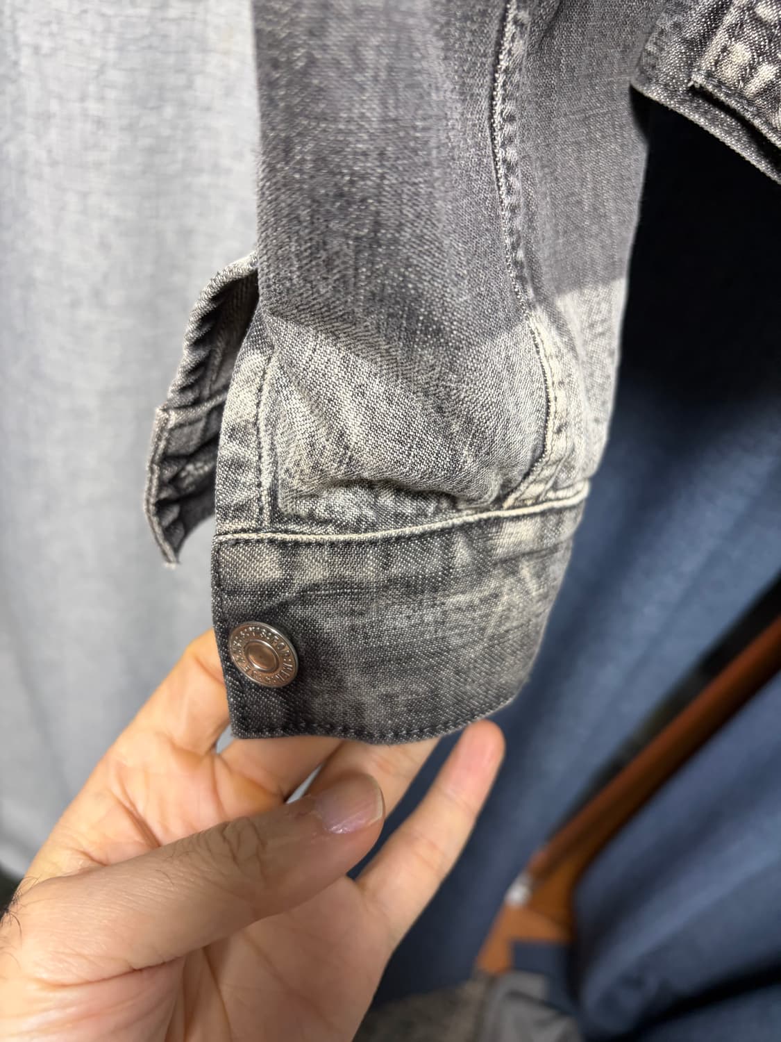 04ss 요지 야마모토 흑청데님자켓 상품이미지5