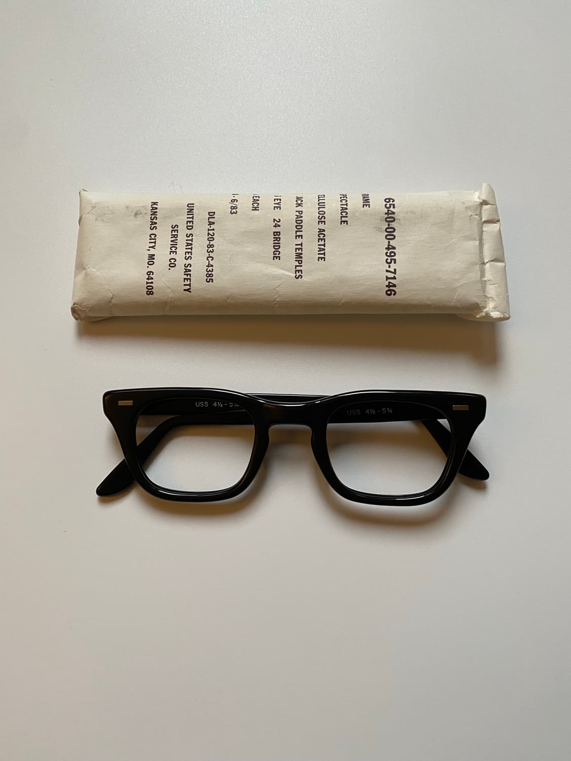 (새상품 데드스탁) USS usgi 2세대 빈티지 안경 미군 상품이미지2