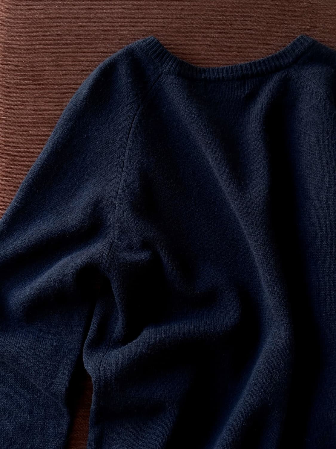 Wool v-neck design stitch knit P/O 상품이미지5