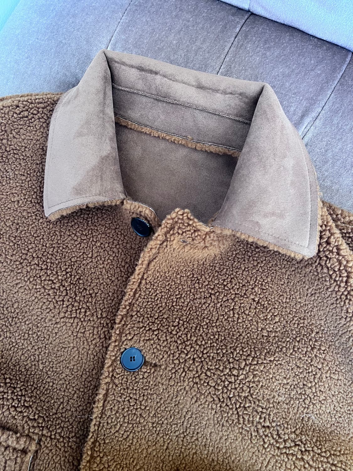 스튜디오톰보이 여성 양면부클인조무스탕 FREE 상품이미지7