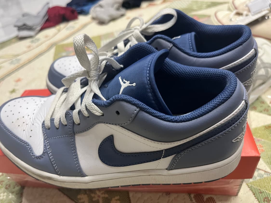 조던 1로우 애슌 슬레이트 앤 미스틱 네이비 상품이미지2