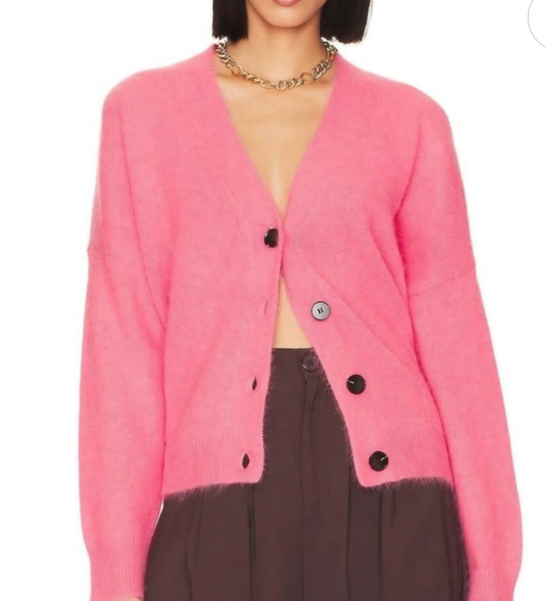 The great 더 그레이트 앙고라 핑크가디건 상품이미지1