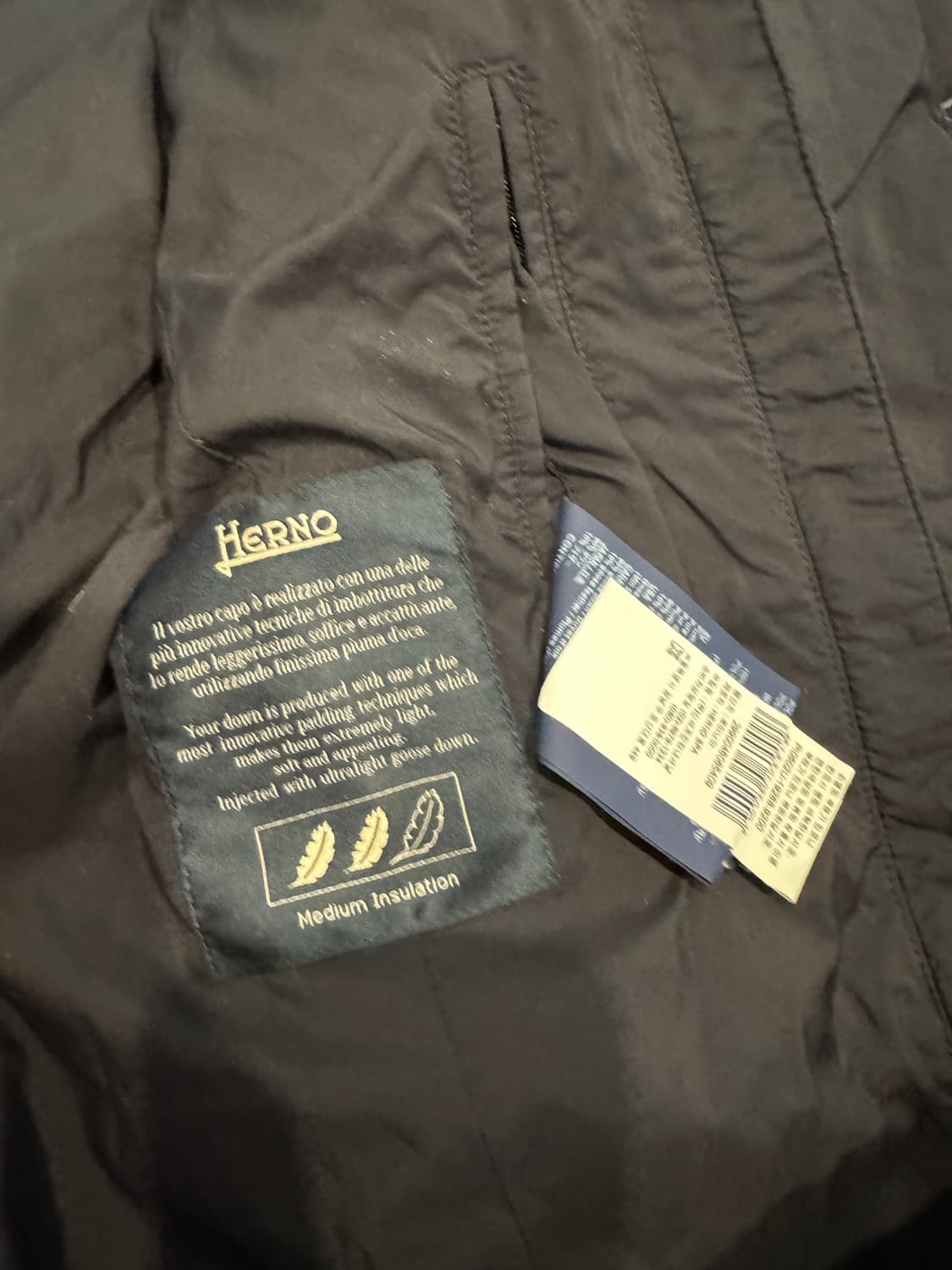 에르노 하이넥 구스 다운 패딩 자켓  상품이미지7