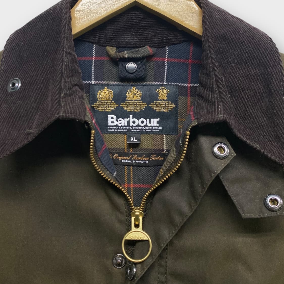  바버 Barbour 왁스 헌팅자켓 XL 상품이미지3