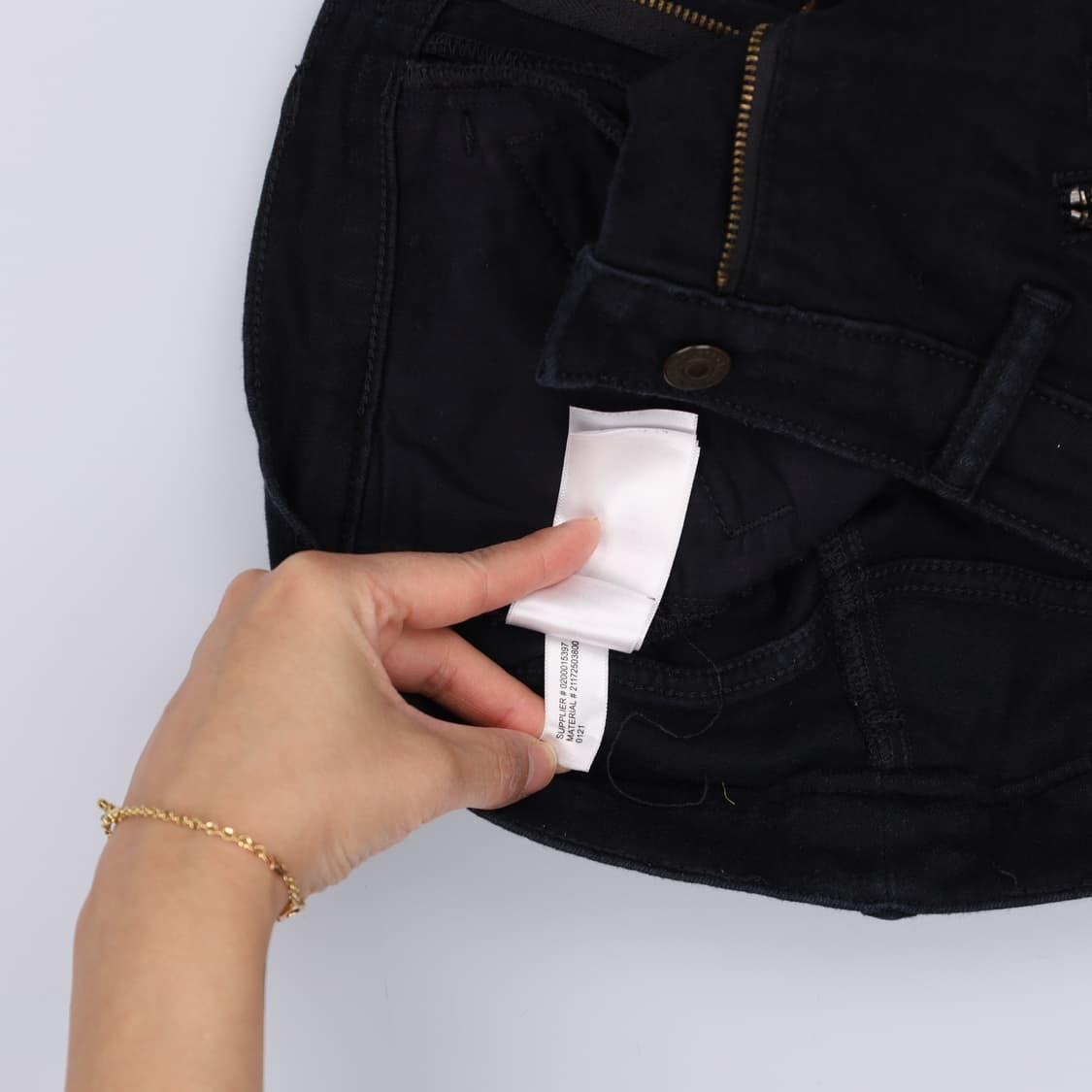 27 폴로 여성 블랙 일자데님 0430H 상품이미지7