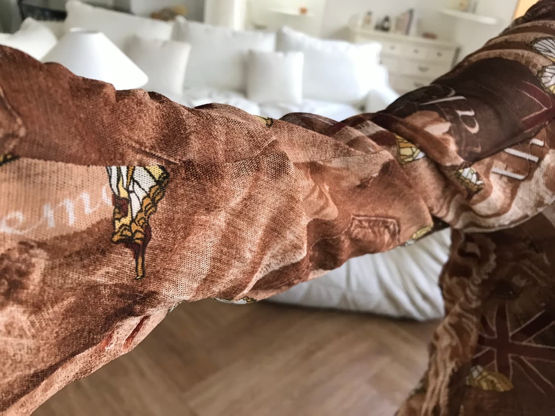 vintage pattern lace top 상품이미지5