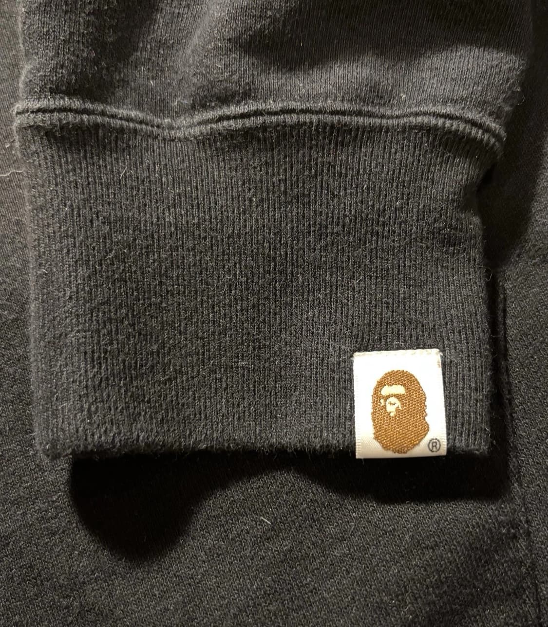 베이프 1st 카모 세퍼레이트 하프 카모 후드집업 황계 블랙 상품이미지7