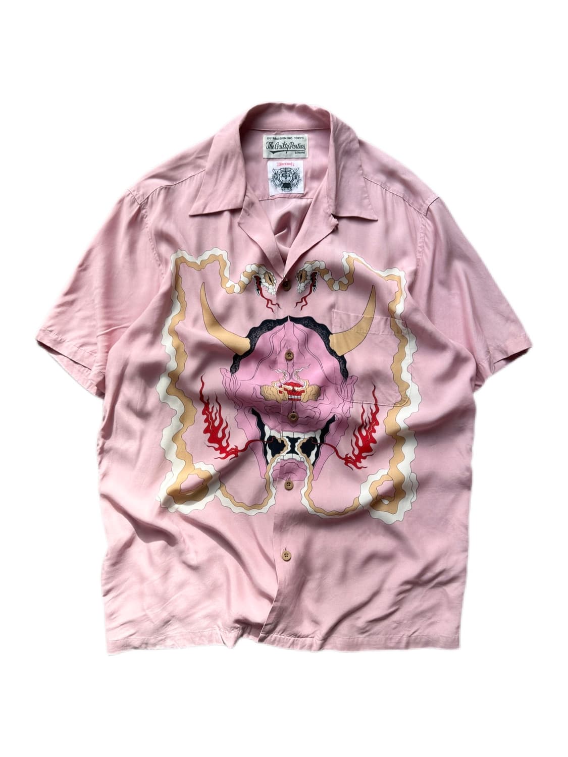 와코마리아 울프스헤드 알로하셔츠 M(L) 상품이미지1