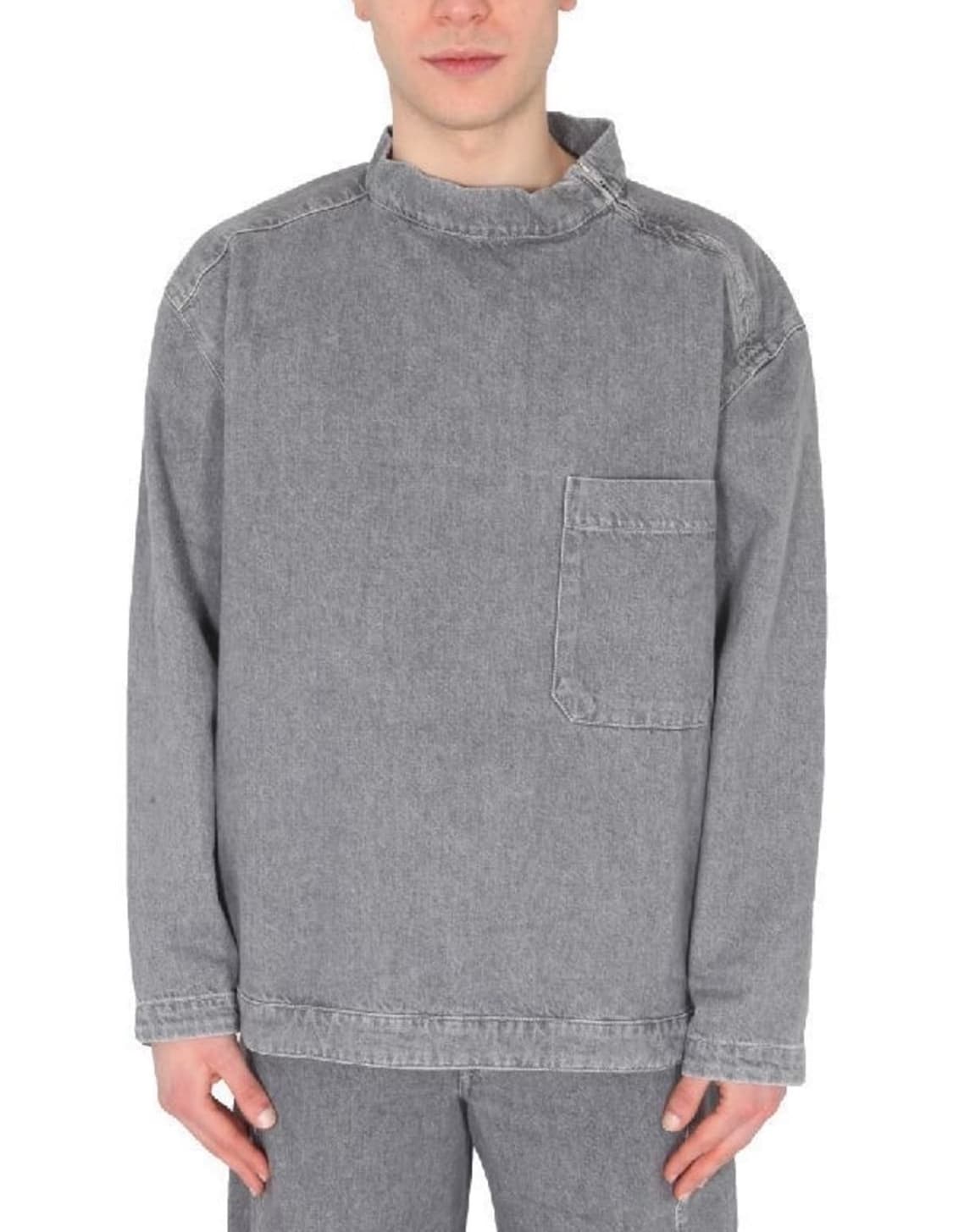 르메르 22SS 스톤 그레이 데님 탑 M 상품이미지2