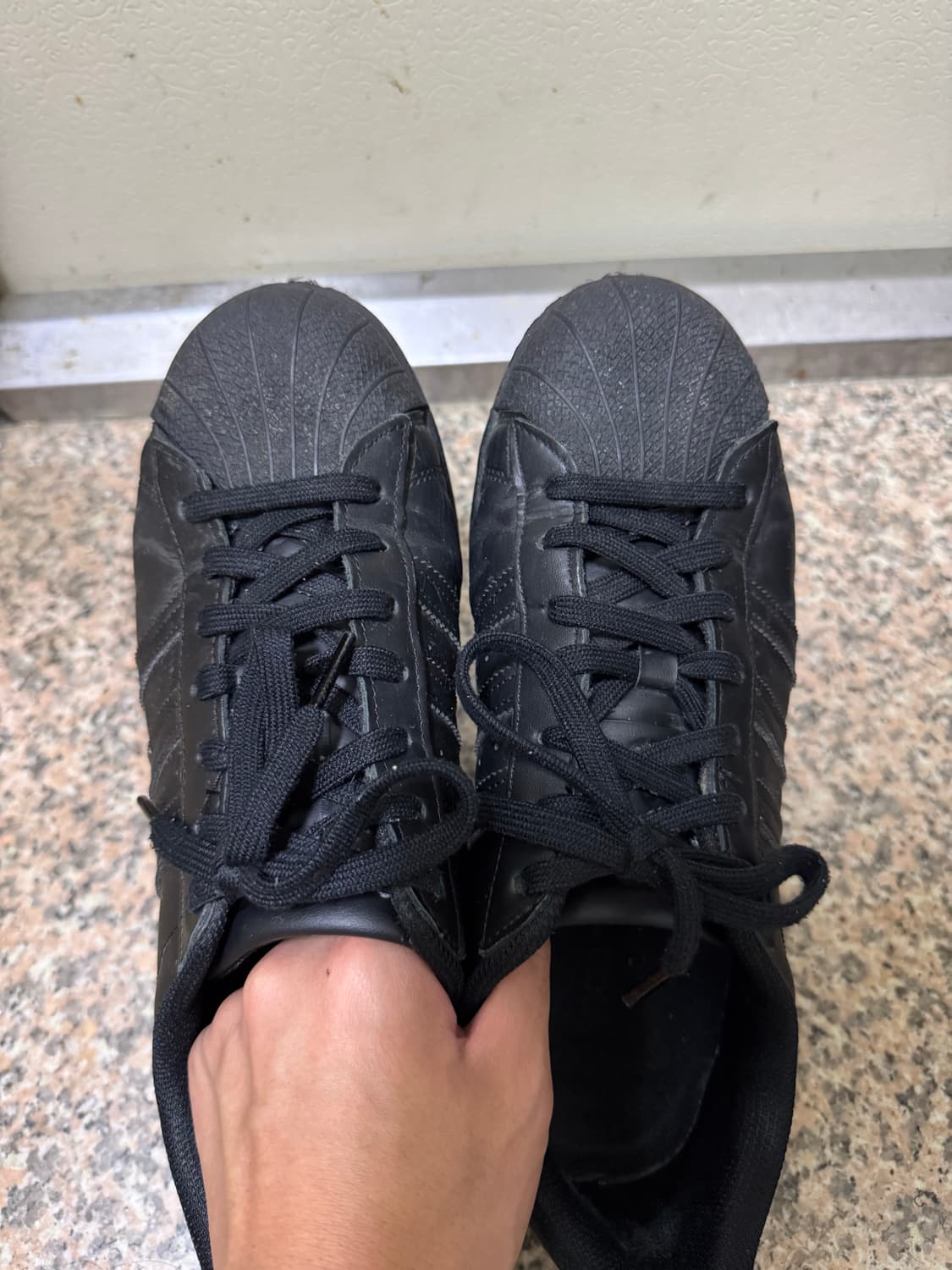 아디다스 슈퍼스타 트리플 블랙 270 상품이미지5