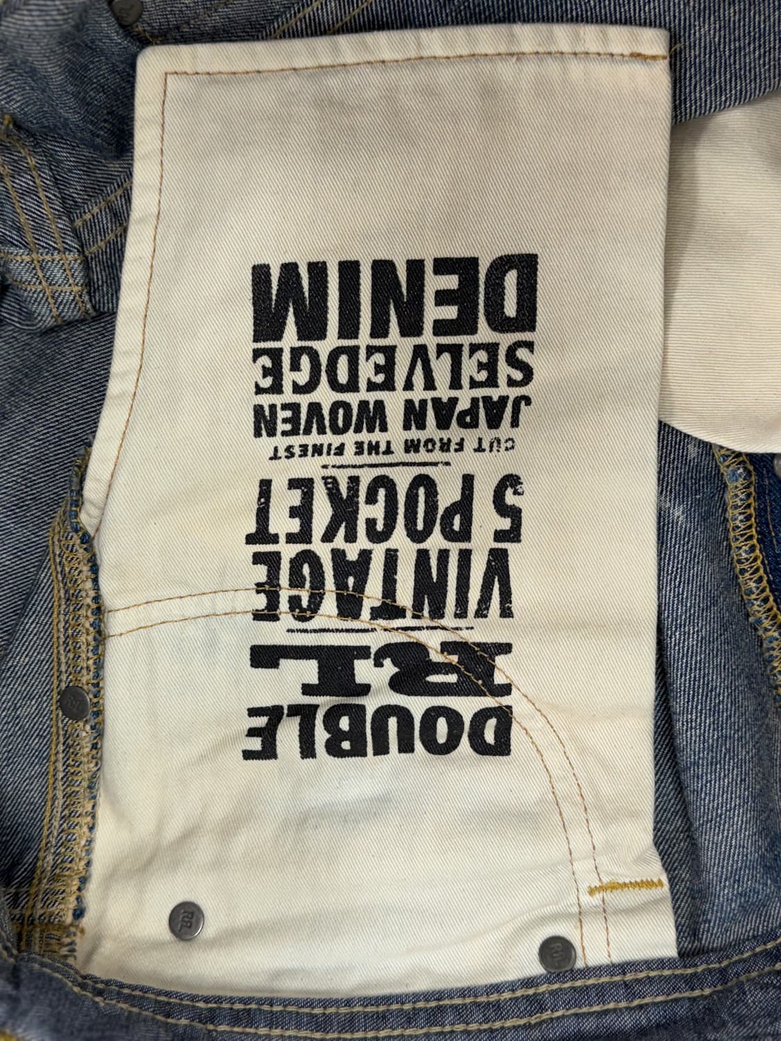 더블알엘 빈티지5포켓 풀러턴 리페어진 / 34x32 상품이미지7