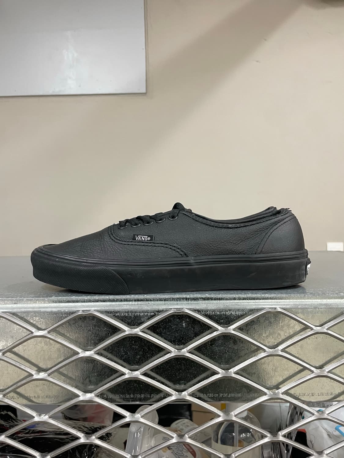 반스 어센틱 레더 블랙 265 상품이미지1