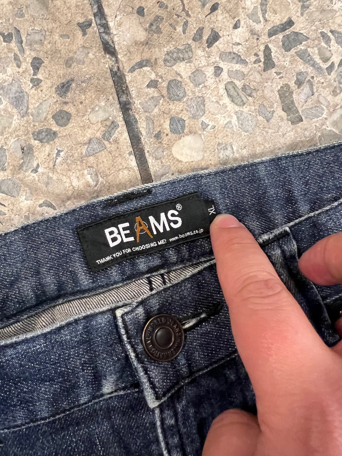 XL) 빔즈 데님 팬츠 P102 상품이미지2
