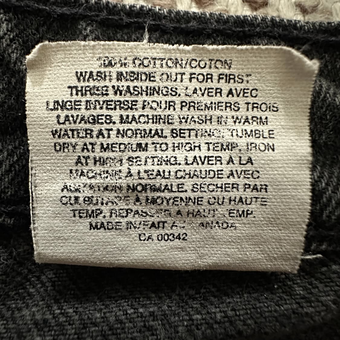 LEVI'S 634 canada orangetab black jeans 상품이미지5