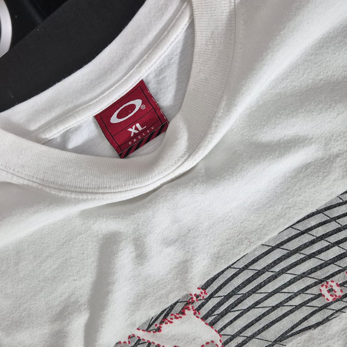 오클리 소프트웨어 스컬로고 프린팅 반팔티셔츠 XL사이즈 상품이미지2