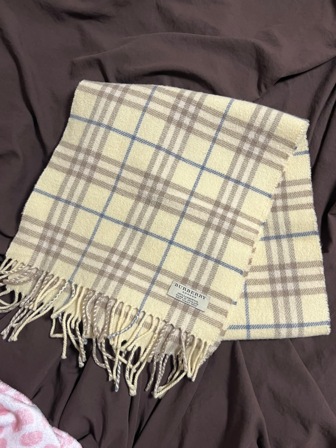 버버리 노바 체크 푸딩 브라운 머플러 목도리 상품이미지1
