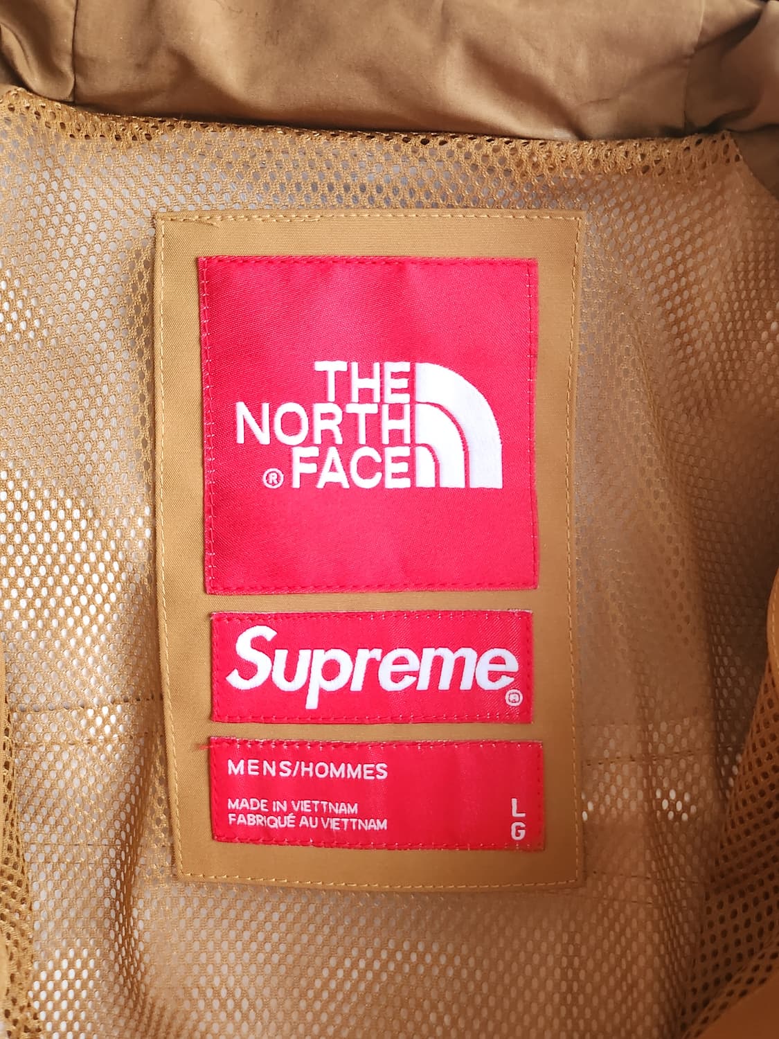 슈프림 x 노스페이스 카고 자켓 골드 - 20SS 상품이미지6