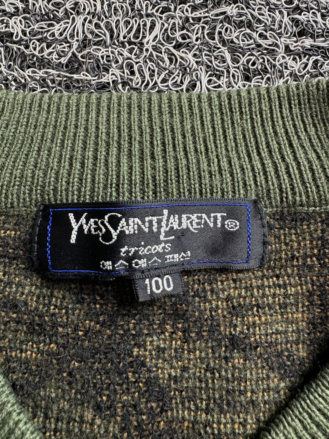 90s YSL 입생로랑 아카이브 패턴 니트 3275 상품이미지3