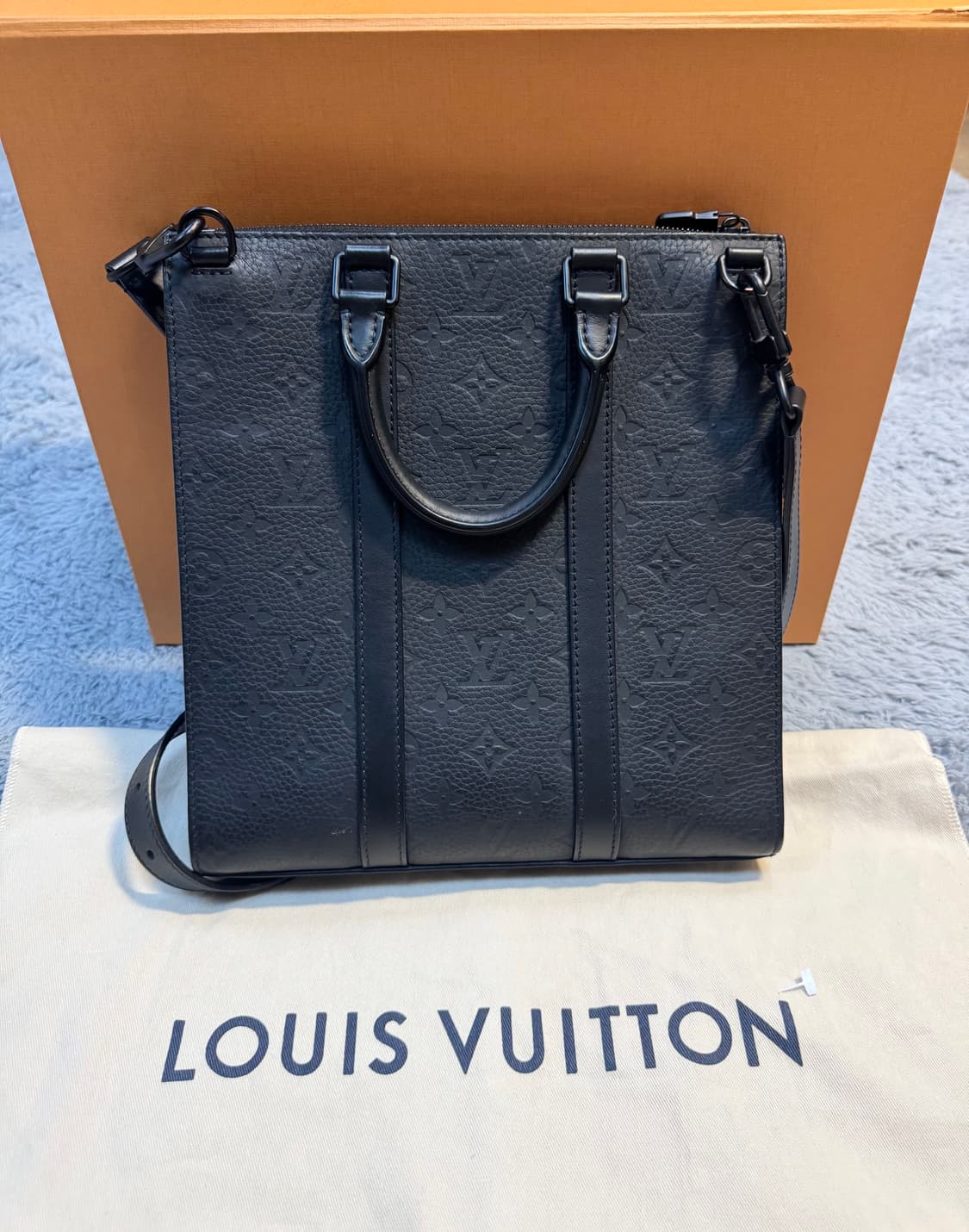 [최저가] 루이비통 토뤼옹 삭 플라 GM 블랙 크로스백 토트백 상품이미지1