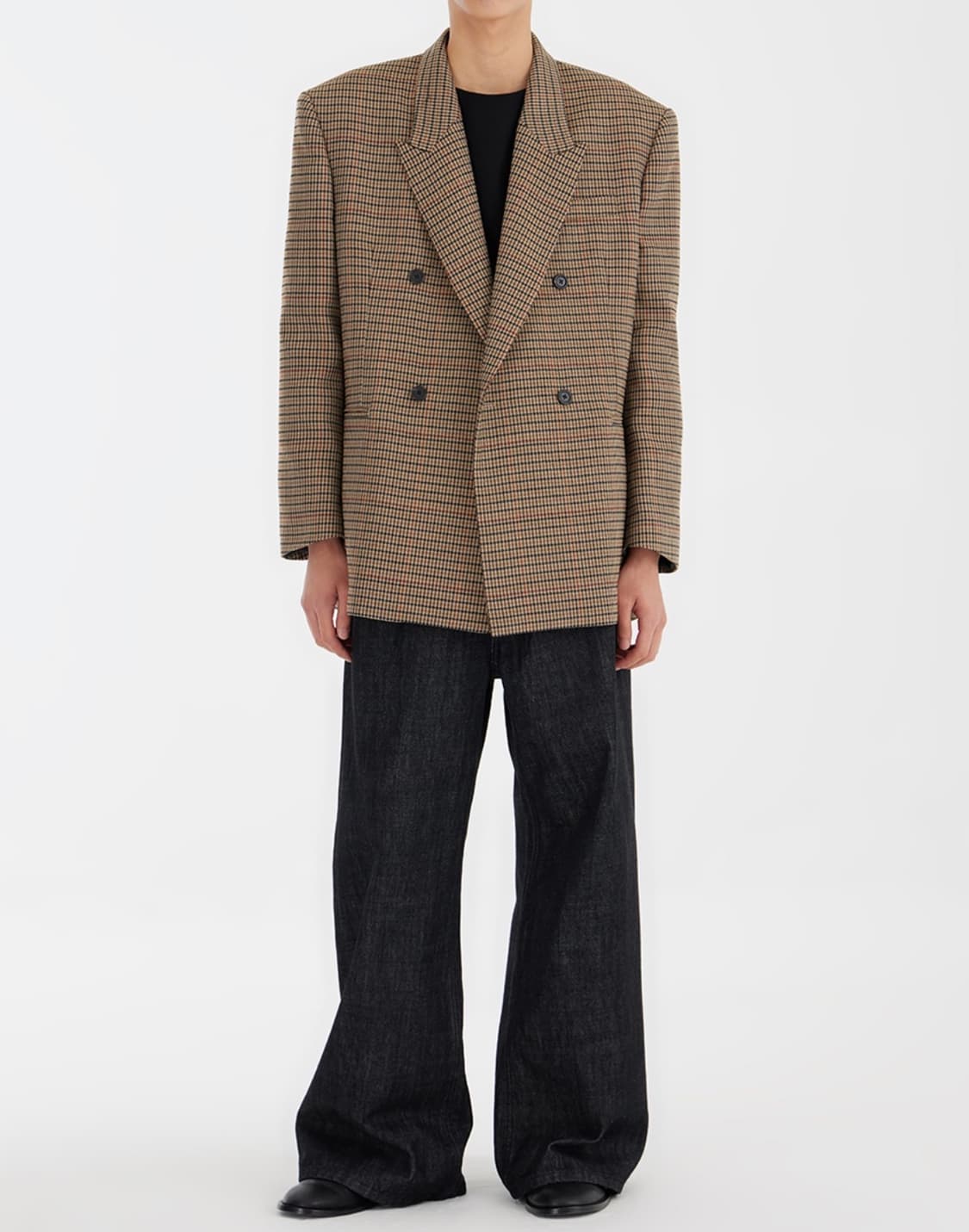 유스 오버사이즈 더블 자켓 블레이저 M 상품이미지1