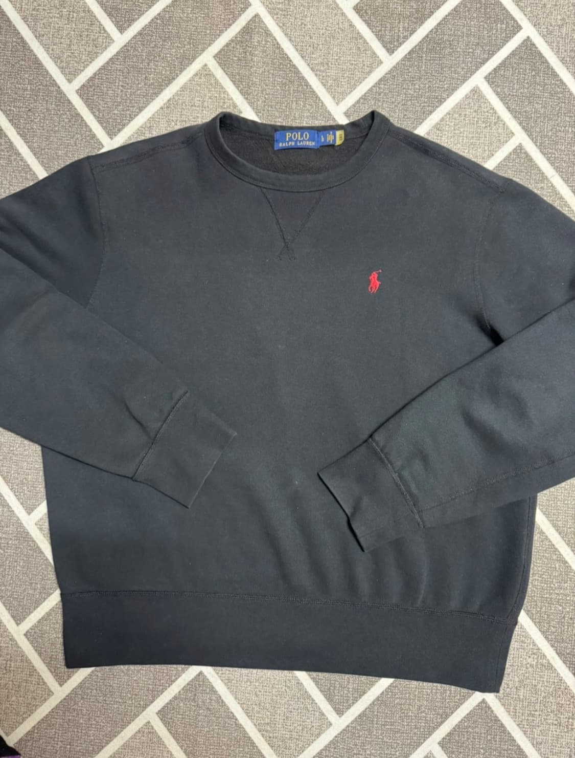 폴로 랄프로렌 블랙 맨투맨 L 상품이미지1